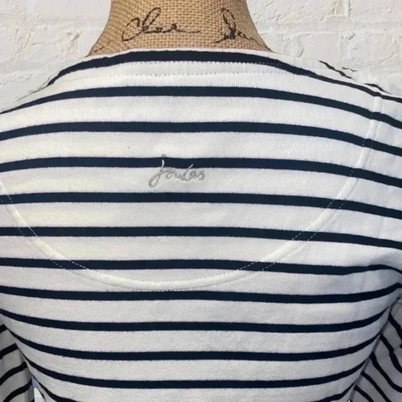 Joules Clothing Black and White Striped Shirt - Picture 7 of 8